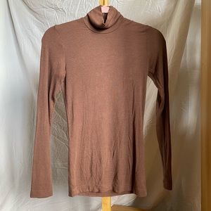 Mauve Aritzia turtleneck